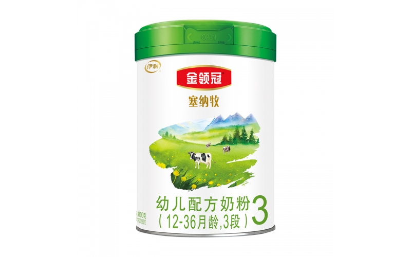 伊利奶粉 金領(lǐng)冠系列 塞納牧幼兒有機配方奶粉 3段800g（12-36個月幼兒適用）