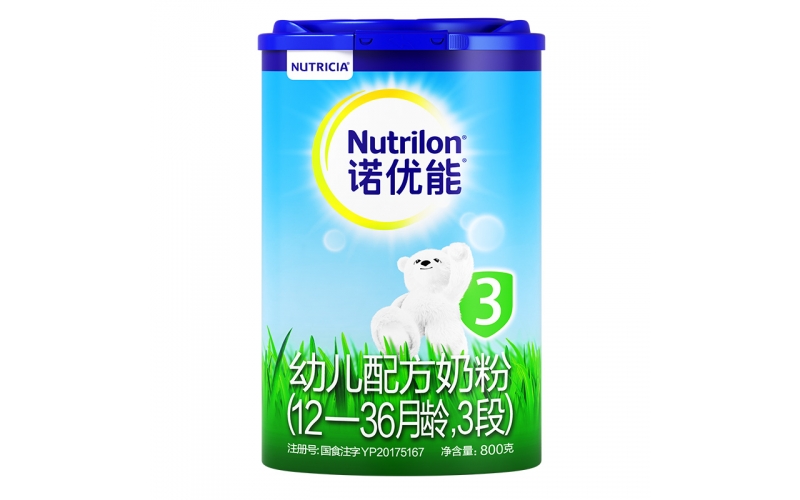 諾優(yōu)能（Nutrilon） 幼兒配方奶粉（12—36月齡，3段）800g