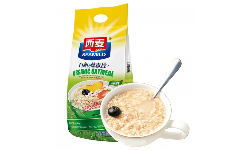 西麥 燕麥片 營養(yǎng)早餐食品 牛奶好搭檔 即食 谷物代餐麥片 谷物代餐有機麥片1050g