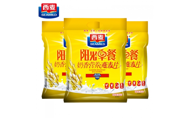 西麥 燕麥片 營(yíng)養(yǎng)早餐食品 即食 陽(yáng)光早餐奶香營(yíng)養(yǎng) 谷物代餐麥片700g（35g-20小袋）獨(dú)立包裝