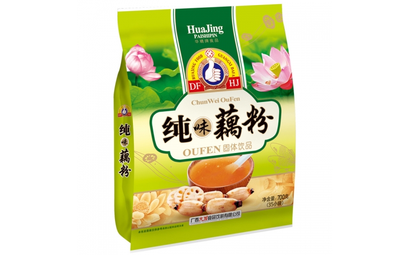 華精 西湖純味藕粉中老年700g小袋裝速溶即食手磨蓮子藕粉低糖營(yíng)養(yǎng)早餐