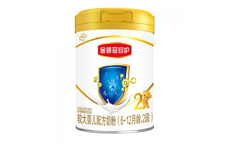 伊利 金領(lǐng)冠珍護(hù)較大嬰兒配方奶粉900g