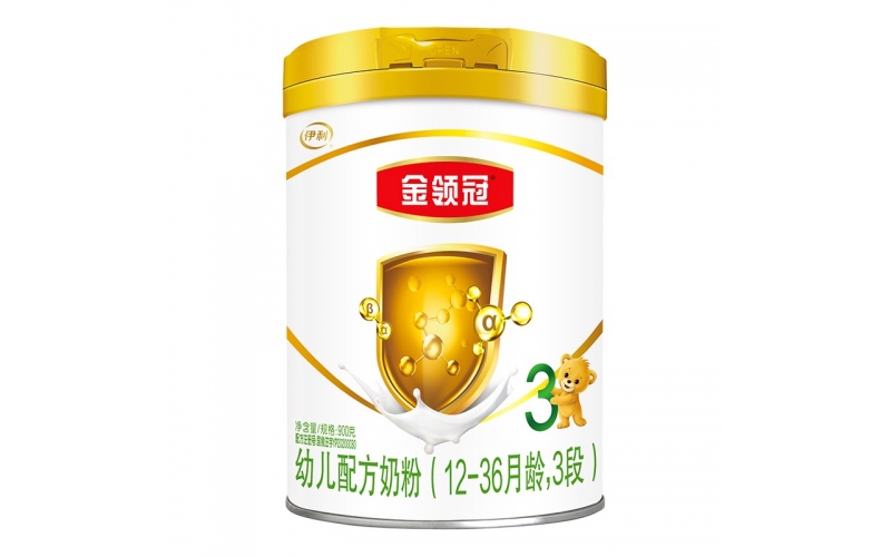 伊利奶粉 金領冠系列 幼兒配方奶粉 3段 900g（12-36月幼兒配方奶粉）