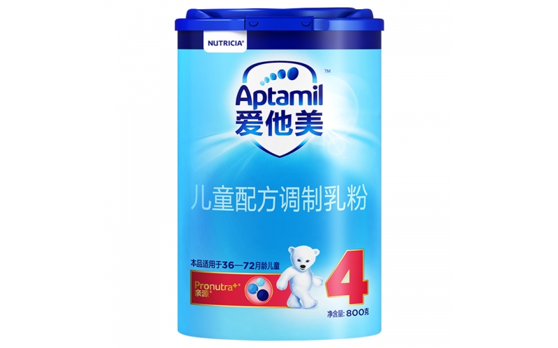 愛他美（Aptamil） 兒童配方奶粉（36–72月齡，4段）800g